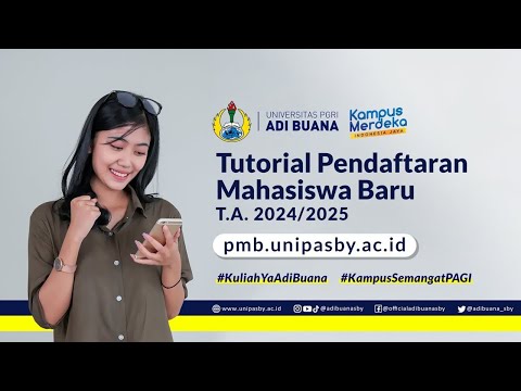 Tutorial Pendaftaran Online Mahasiswa Baru T.A 2022 - 2023 Universitas PGRI Adi Buana Surabaya