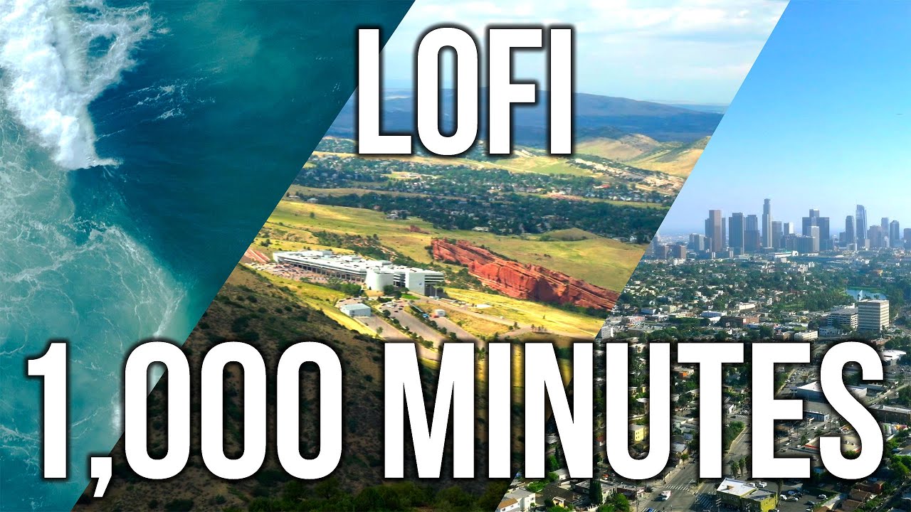 17 Hours of LoFi Beats & 4K HDR Drone TV to relax and study to