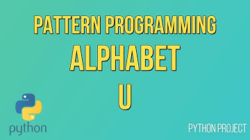 Write a Python Program to print Alphabet pattern U || Pattern Programming || Python Projects