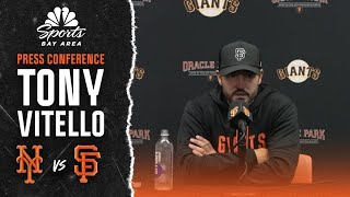 Tony Vitello breaks down his first MLB ejection in Giants' loss to Mets | NBC Sports Bay Area