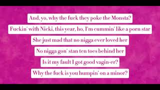 Nicki Minaj - Big Foot (Megan Diss) | Lyrics | Leaked Acapella