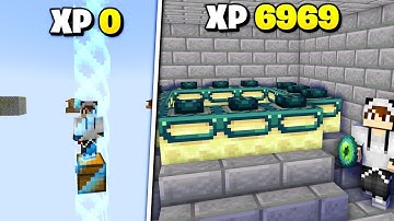 Minecraft One block SkyBlock , But Your XP = Border Size... (Part 7)