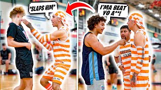 I SLAPPED HIM.. TROLLING Trash Talkers In A Mens League Gone TERRIBLY WRONG!