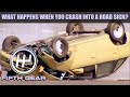 What happens when you crash into a road sign? | Fifth Gear