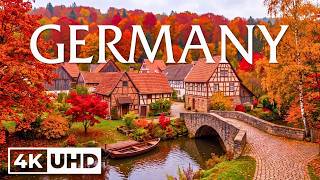 Germany Autumn 4K UHD 🇩🇪 | Golden Forests, Fairytale Villages & Scenic Countryside Beauty