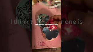 Dumpling unboxing!!The bigger one I found was glitter!