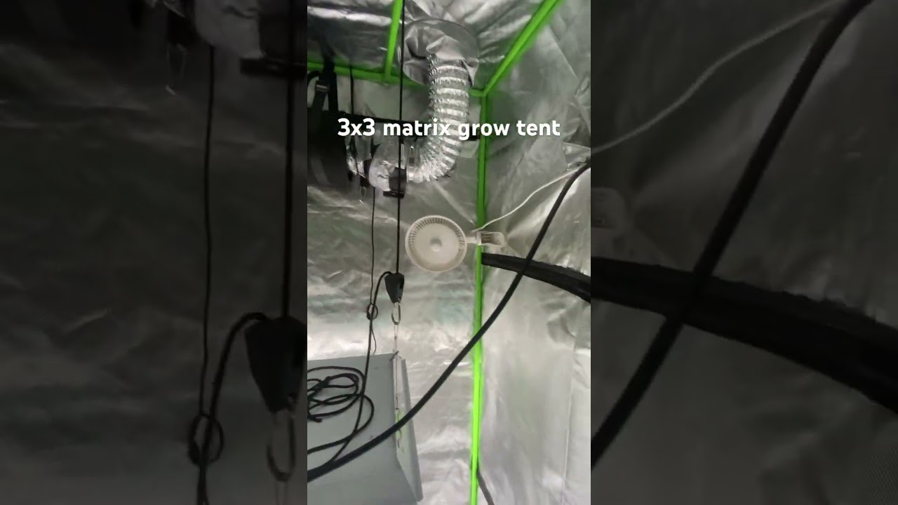 3x3 matrix grow tent 