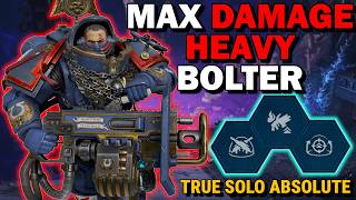 Heavy SHREDS Chaos Hordes With BUFFED Damage Heavy Bolter - True Solo Absolute | Space Marine 2