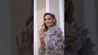 The Queen Of Glow Arrived At The Elie Saab Show Jennifer Lopez