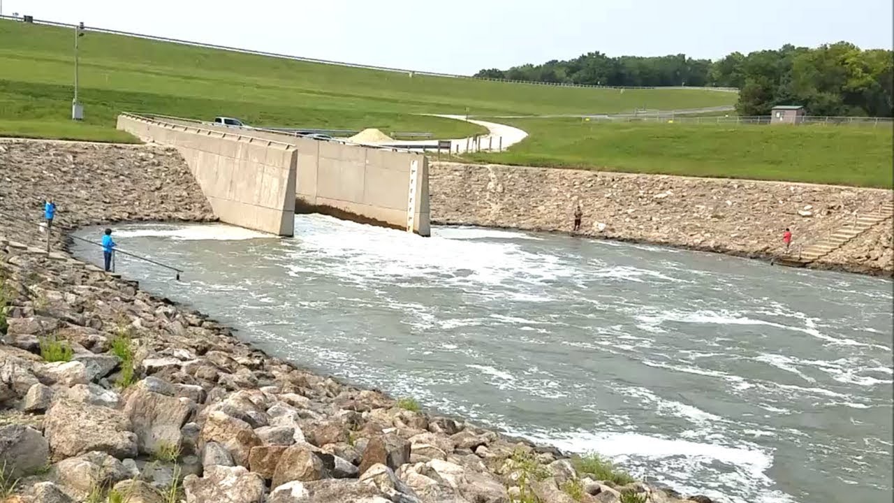 Hillsdale Lake Spillway in Kansas. EP 64 YouTube