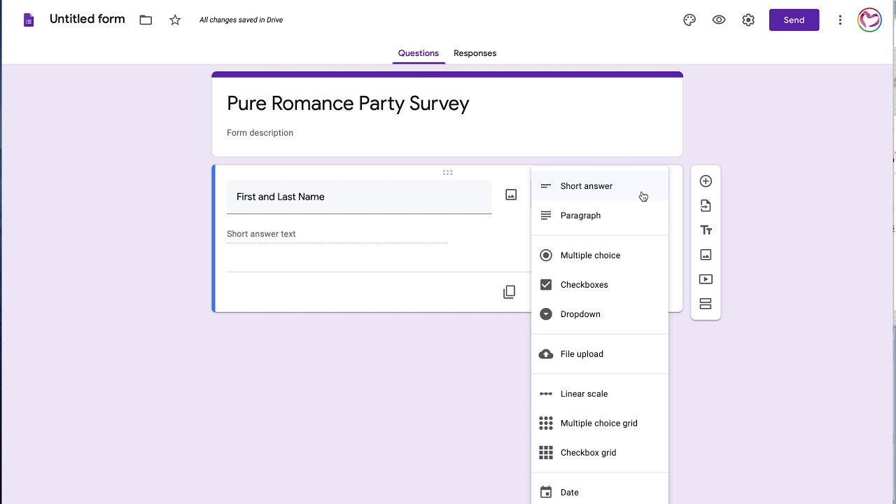 How to Create a Google Form - YouTube