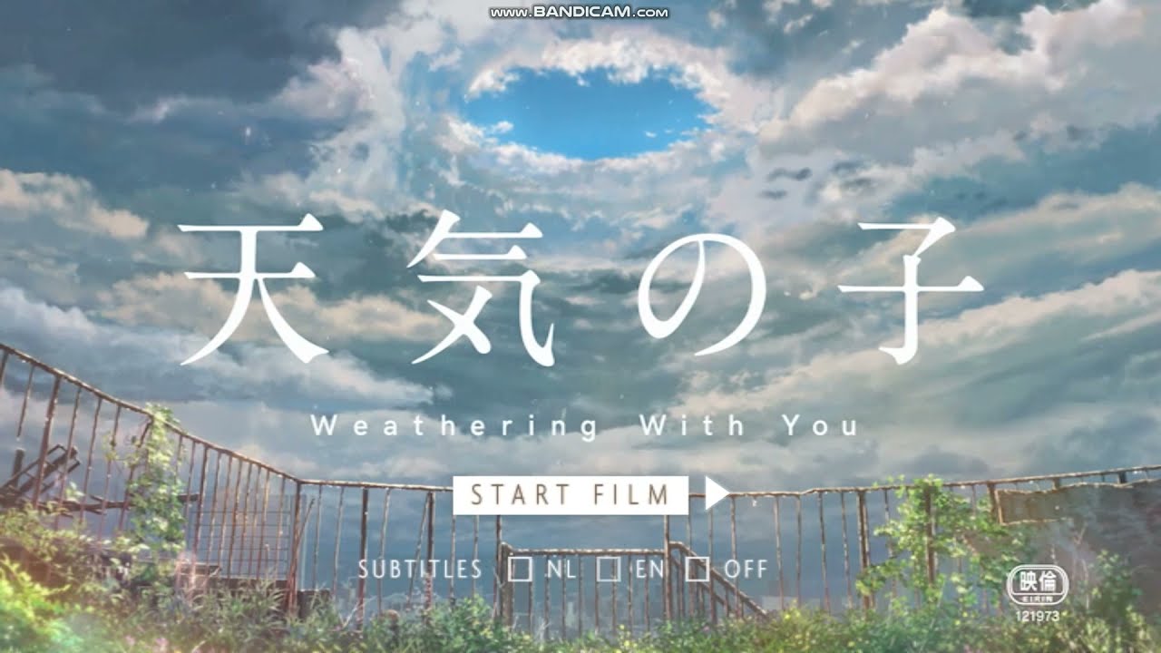 Weathering with You (2019) - Dutch DVD Menu - (HD)
