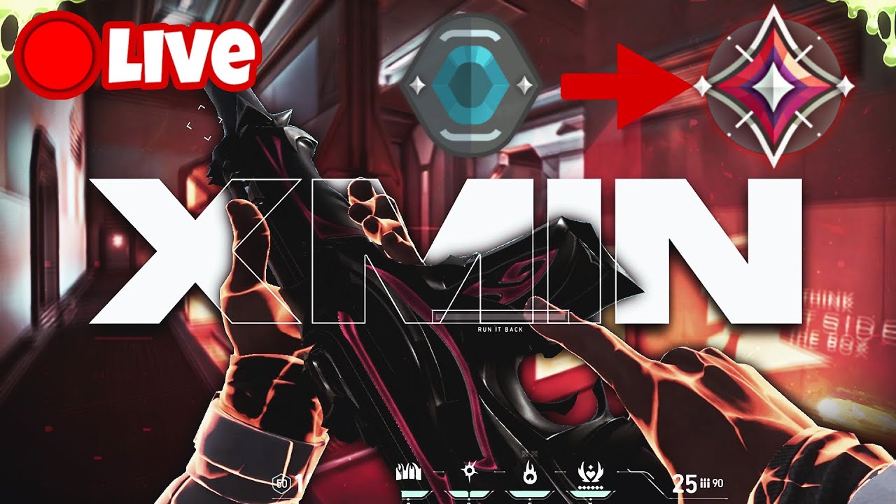 🔴LIVE - XMIN - VALORANT แรงค์ Platinum to Immortal - YouTube