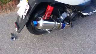 Racing125 exhaustnote BEAMS R-EVO