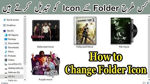 How to change Folder icon make pictures icons for folders in Windows