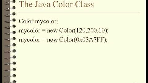 20.Intro to Java -Chapter03.Drawing Text in a Window-Lesson7.Selecting Colors