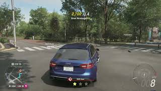 Forza Horizon 6 - Drift Zone - Inner City Run: 2013 Audi RS4 Avant | Cherry Blossoms Gameplay