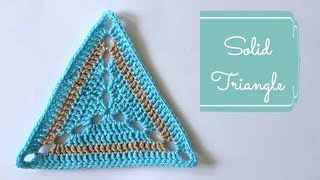 How to Crochet Solid Triangle Using Double Crochet by Amira Crafts 6,222 views 5 years ago 15 minutes