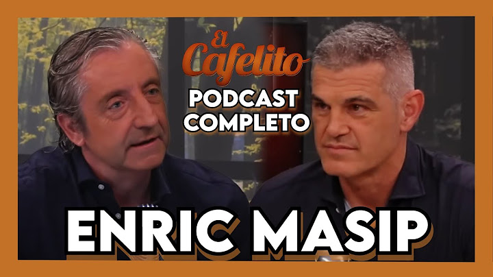 EL CAFELITO DE JOSEP PEDREROL #2 | ENRIC MASIP | PODCAST COMPLETO