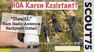 Stealth Ham Radio Antenna Install for the Home
