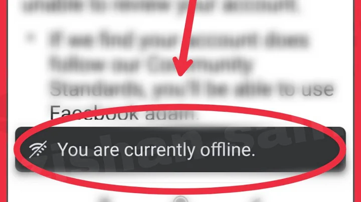 Facebook Fix You are currently offline Problem Solve