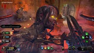 Black Ops 4 Zombies IX Easter Egg with glitched out boss fight never ending infinite ammo round..