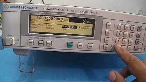 R&S SML 01 Signal Generator Patentix Ltd