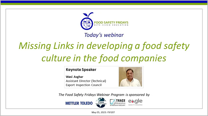 Missing Links in Developing a Food Safety Culture in Food Companies - DayDayNews