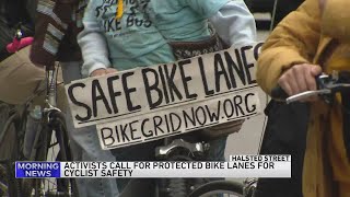 Activists call for protected bike lanes for cyclist safety