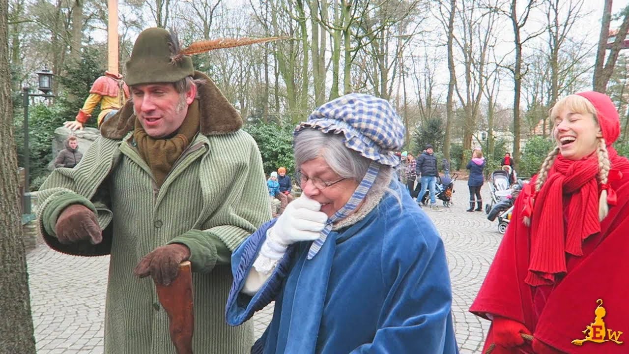 De avonturen van Roodkapje, Grootmoeder en Jager Herman - Sprookjesfiguren @Efteling 18-03-2018