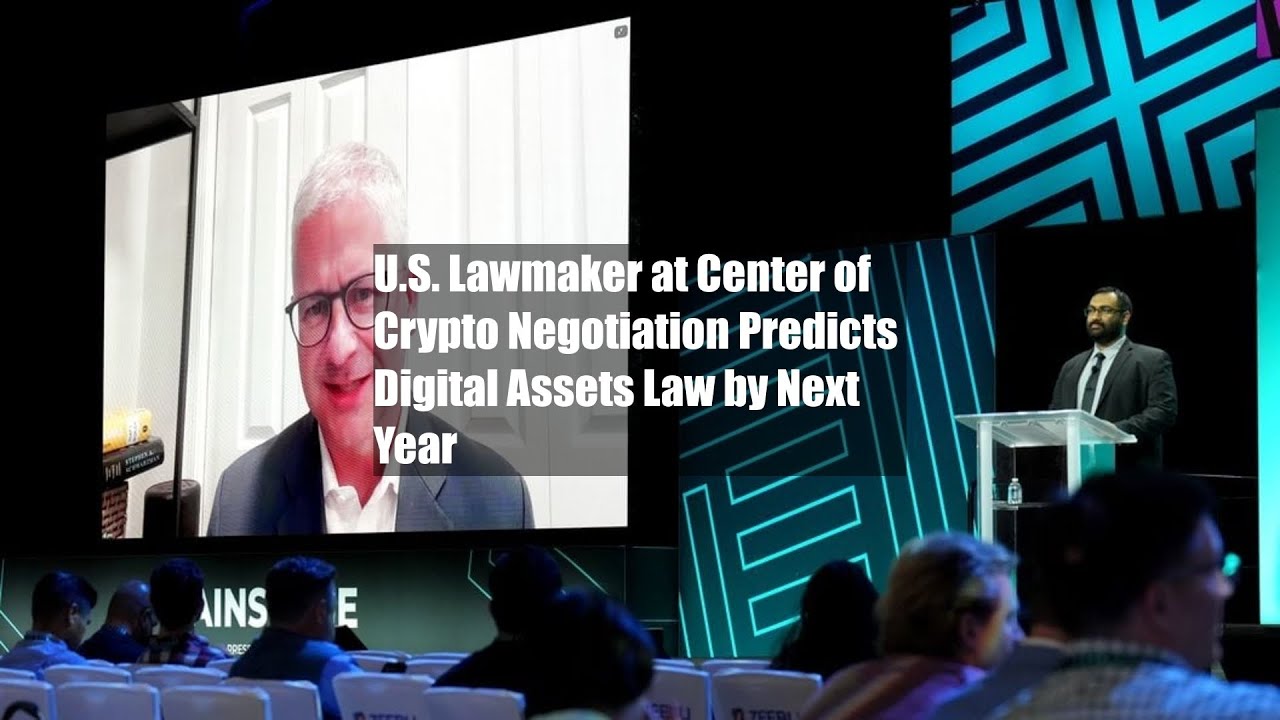 U.S. Lawmaker at Center of Crypto Negotiation Predicts Digital Assets Law by Next Year