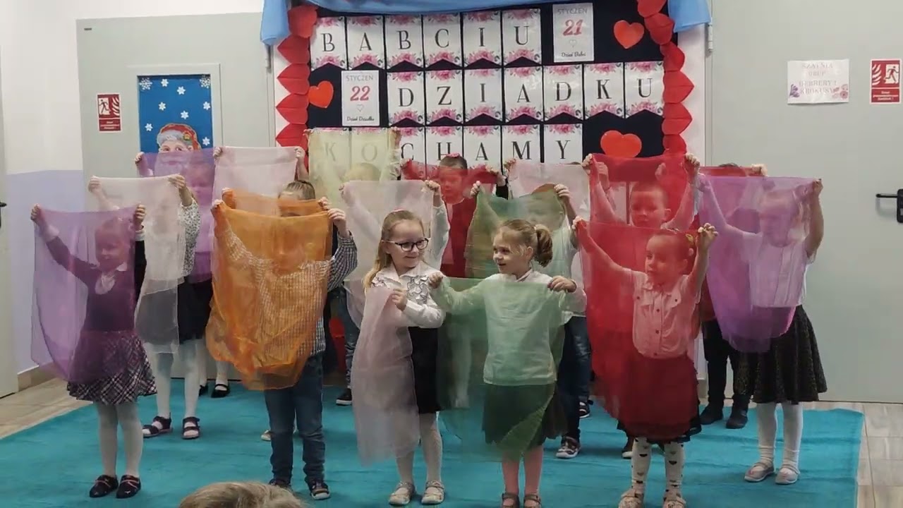 Gerbery Dzień Babci i Dziadka w Przedszkolu nr 5 w Sokółce część 4