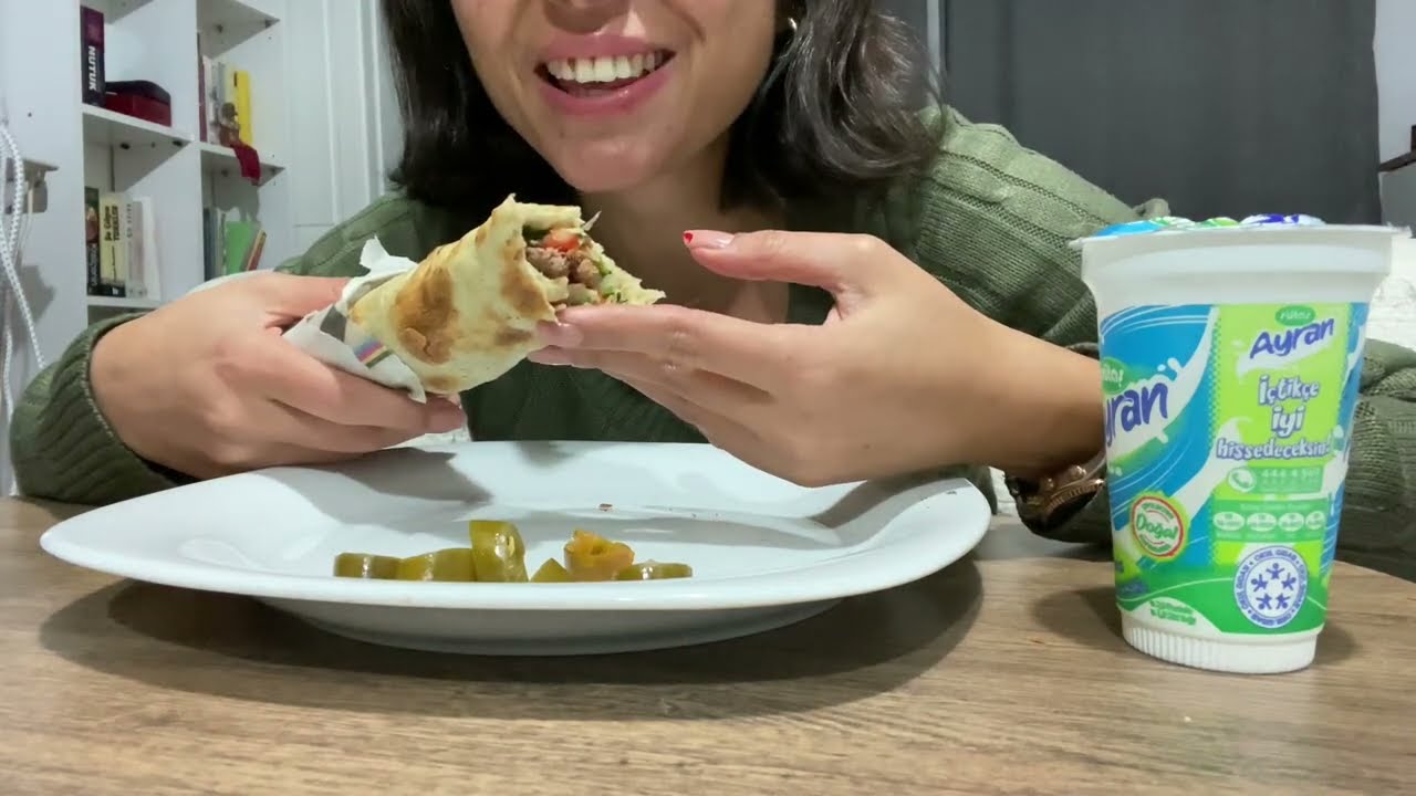ADANA KEBAP DÜRÜM🫔|| MUKBANG || EATING SOUNDS || #mukbang #asmr #asmreating #keşfet