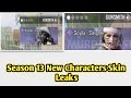 Season 13 New Characters Skins Leaks COD Mobile|New Characters Skin Leaks Season 13 COD Mobile