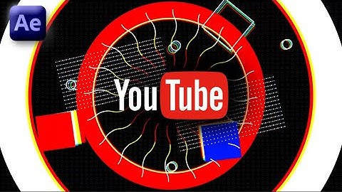 YouTube Intro Animation In Adobe After Effects - After Effects Tutorial - No Plugins.