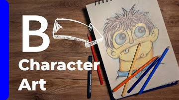 Turning the Letter B Into a Character ✨ | Creative Alphabet Character Design Series