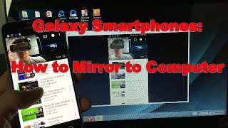 How to Mirror Samsung Galaxy Phones to Laptop/PC/Computer (NO Root Required) screenshot 1