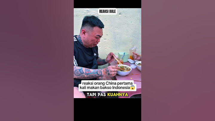 reaksi orang China pertama kali makan bakso di Indonesia⁉️😱#shorts