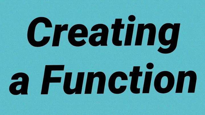 Functions