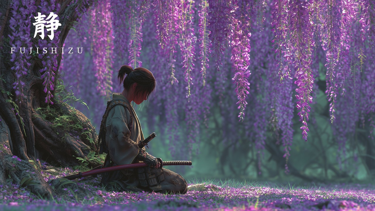 FUJISHIZU（藤静）— Japanese Zen Music Where Wisteria Stillness Drapes the World in Quiet Light