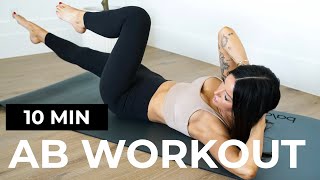 10 MIN AB WORKOUT // No Equipment | TIFF x DAN