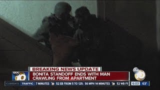 Man in custody after 3-hour standoff