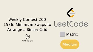 LeetCode 1536. Minimum Swaps to Arrange a Binary Grid (Python)