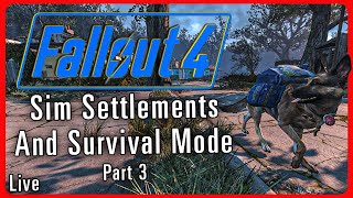 🔴Saving The Wasteland In Survival Fallout 4 With Sim Settlements 2