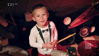 168 Hours, Czech TV primetime. Young jazzman - Jazz Fink (5 year old) with Chick Corea screenshot 2