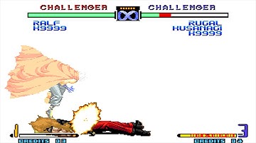 Ralf x K9999 - Combo en KOF 2002 Magic Plus II