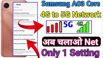 Samsung A03 Core 4G Network problem solve 2025 || How to Solve Network problem in Samsung A03 Core