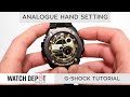 How To Adjust Time on G-Shock Analogue and Digital Watches - Tutorial