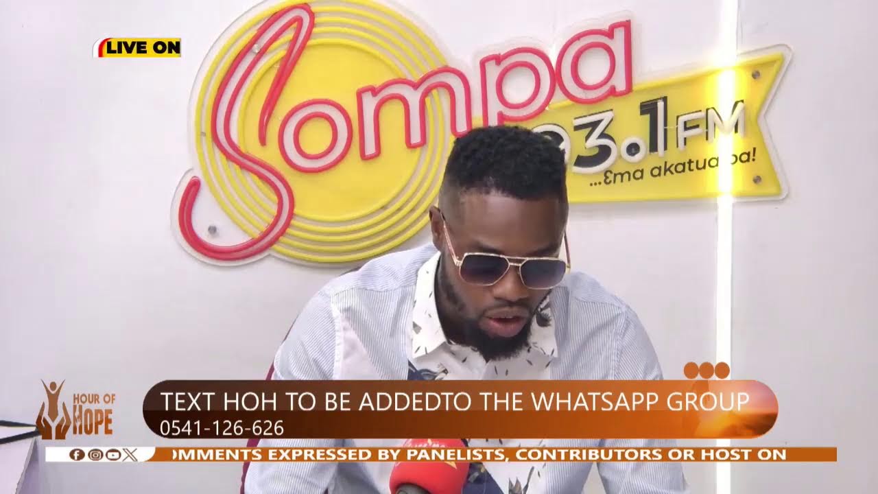 HOUR OF HOPE WITH MINISTER IBJ LIVE ON SOMPA TV/FM 93.1 || 08-03-26