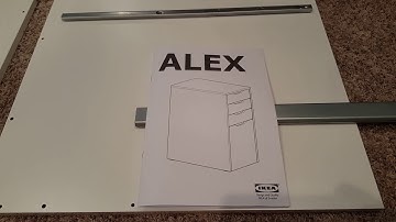 Ikea Alex 4 drawer assembly